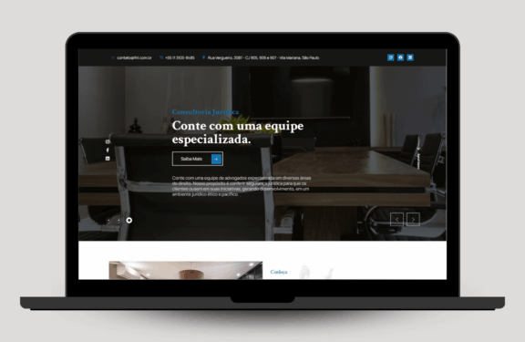 criação de sites para advogados
