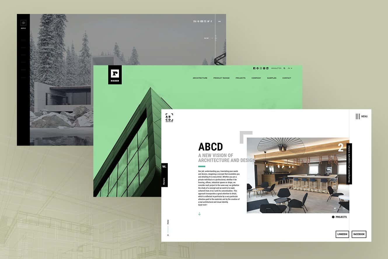 Criação de site para escritório de arquitetura