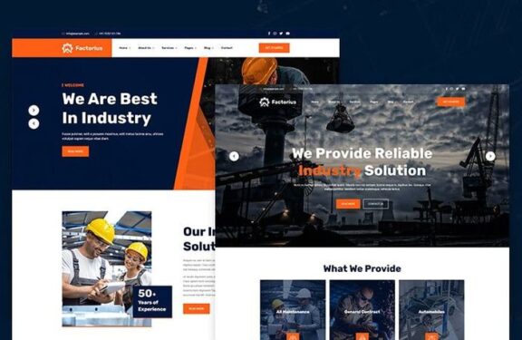 criação de site para indústria