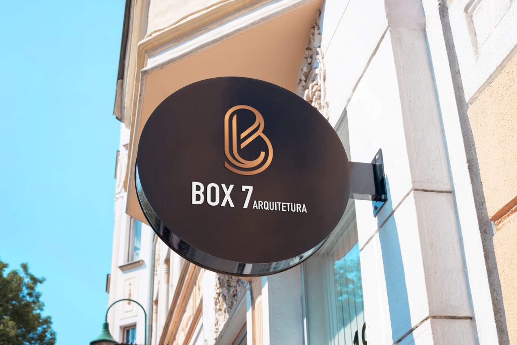 Projeto de Branding para Box 7 Arquitetura