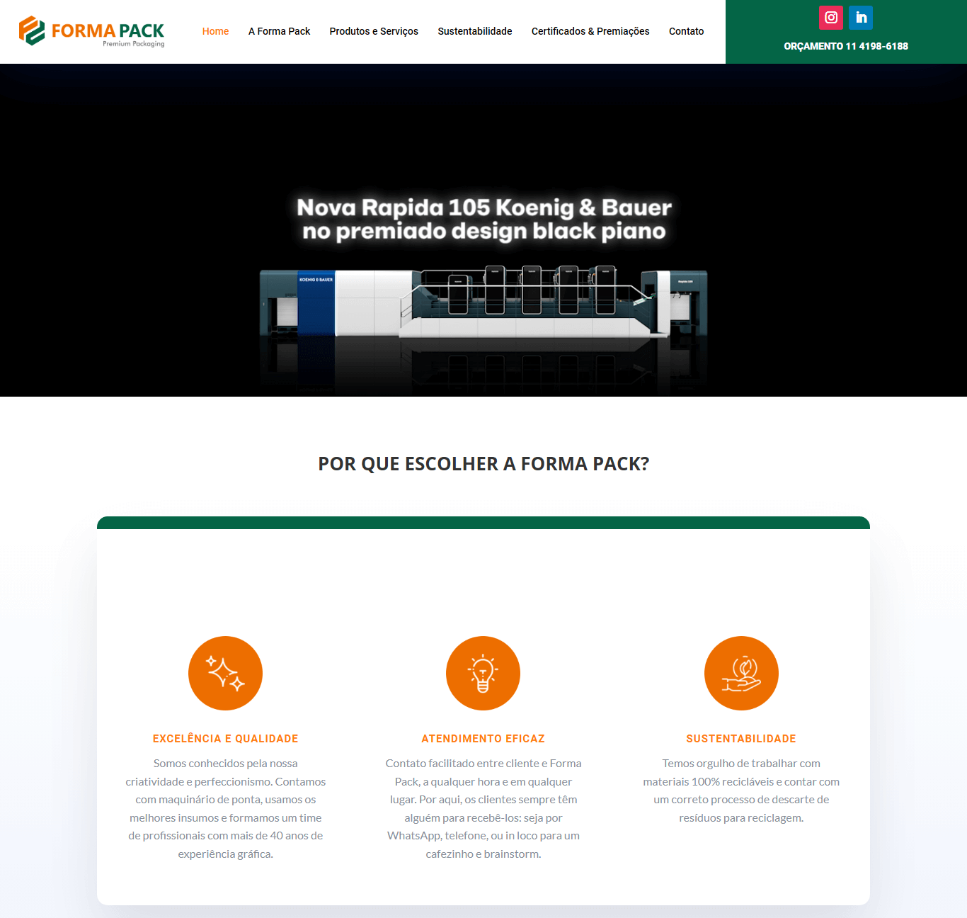 criação de site gráfica