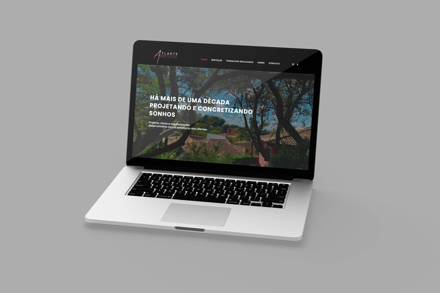 criação de site Atlante Arquitetura