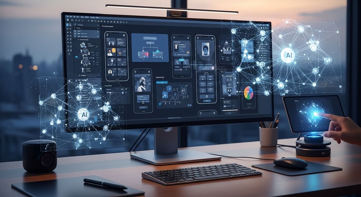 design UX e UI com inteligência artificial