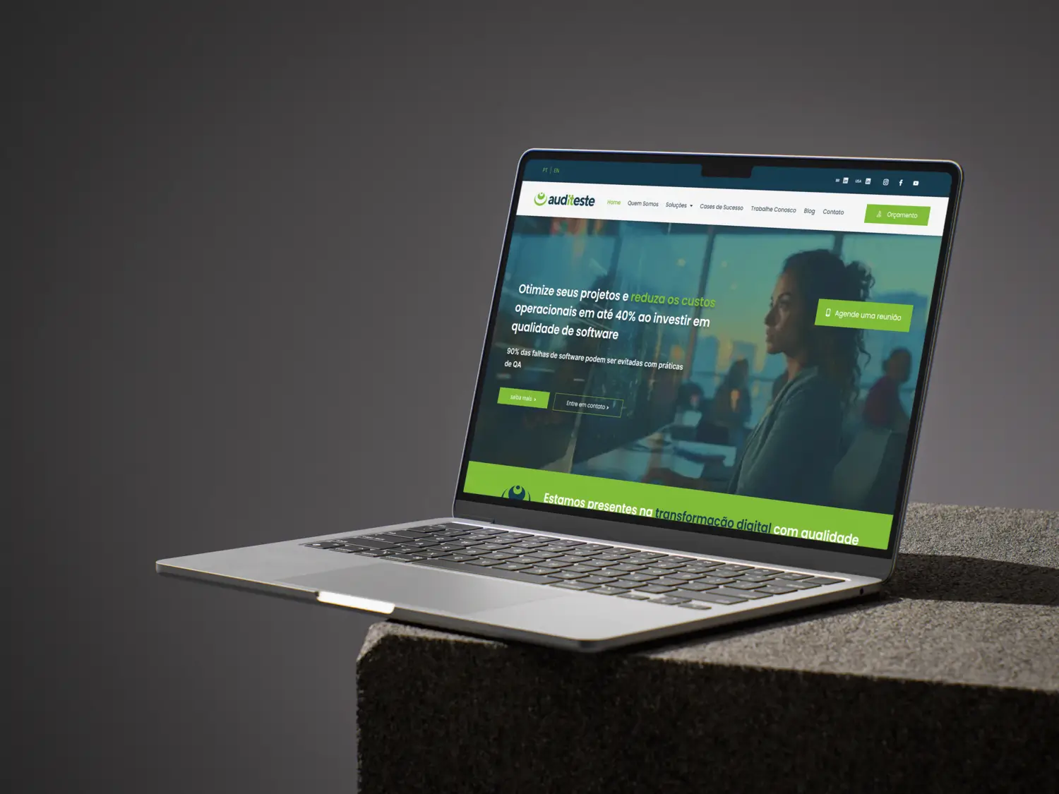 redesign site auditeste