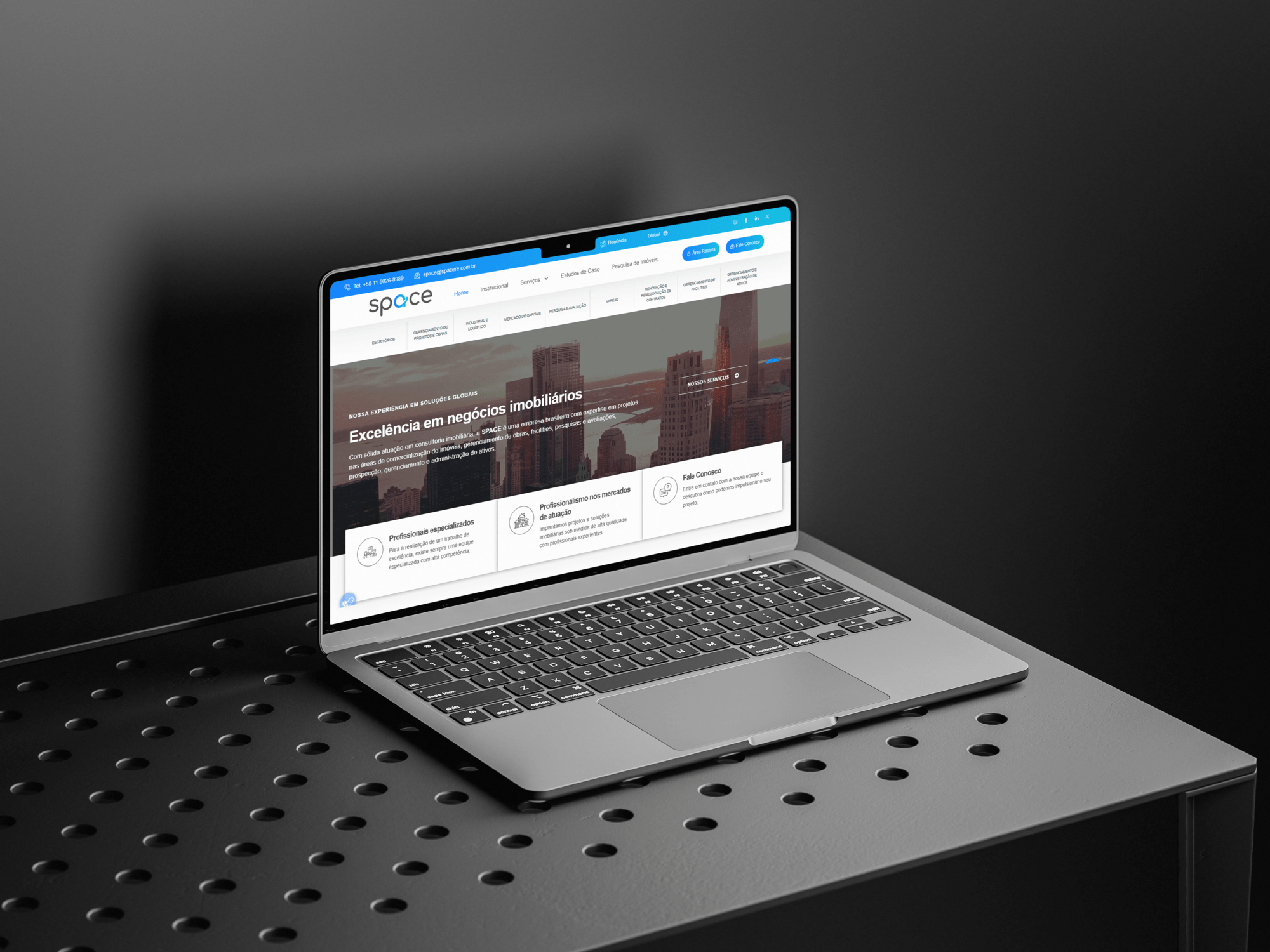 criação de site Space Real State