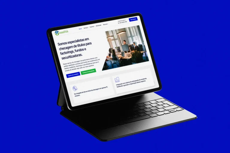 Criação de site para empresa de gestão de risco