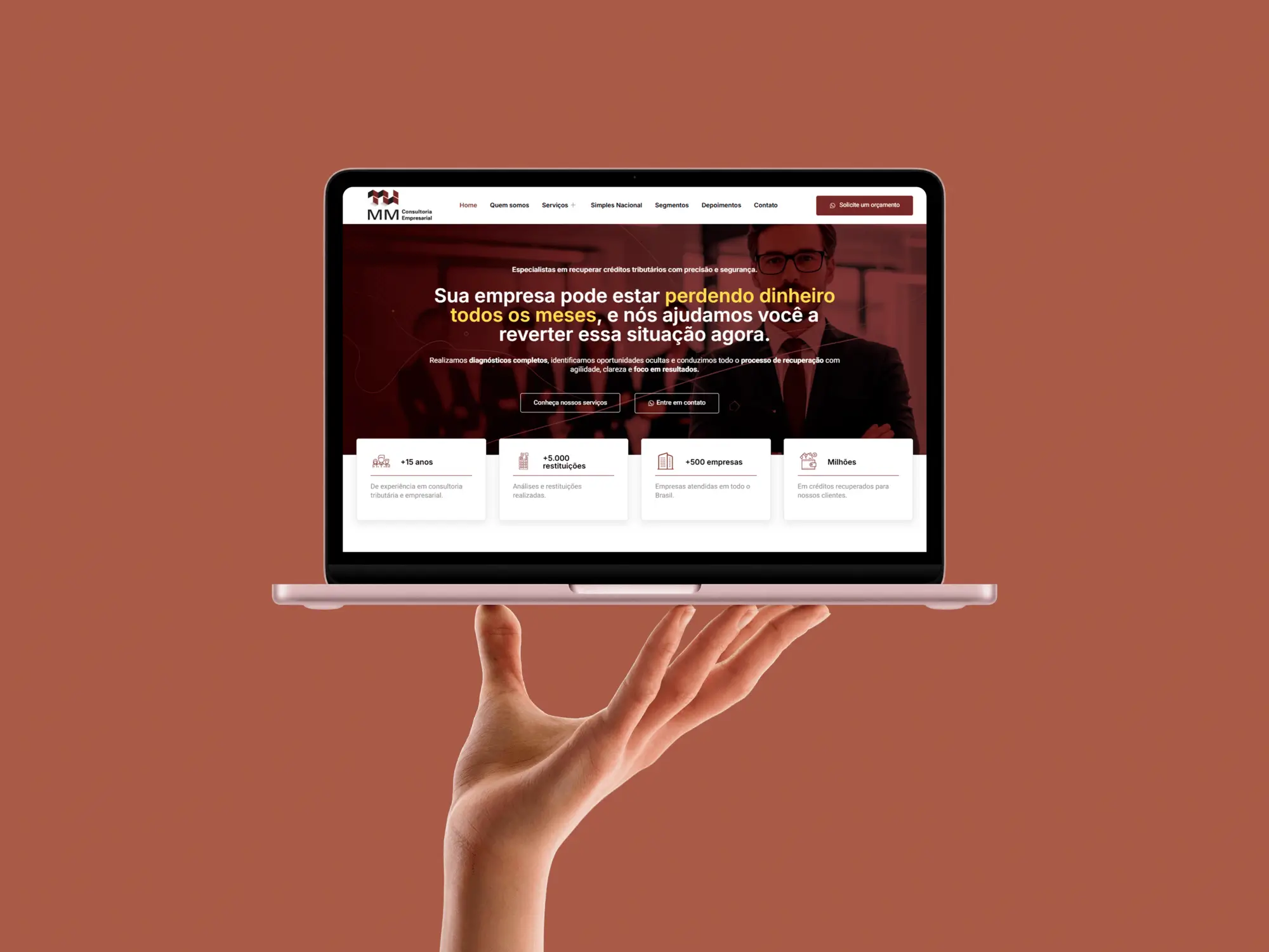 criação de site consultoria empresarial