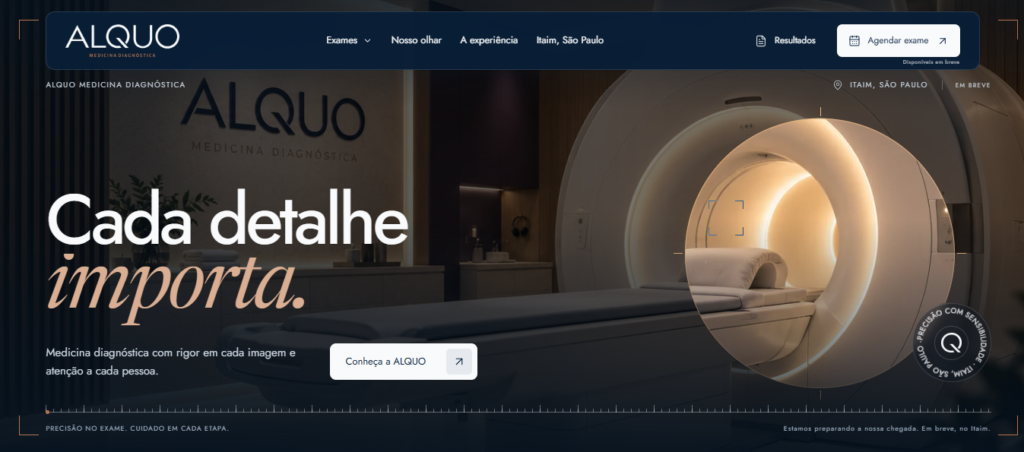 criação de site medicina diagnóstica