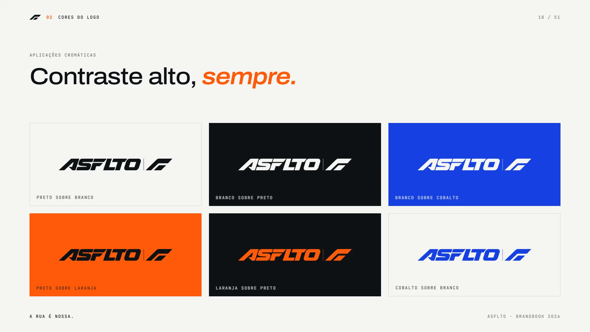 Brandbook ASFLTO, página 18