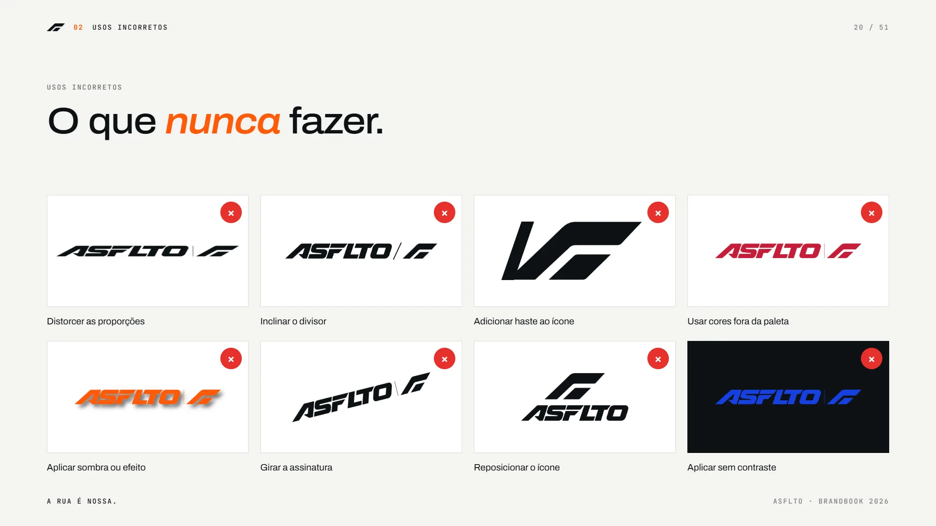 Brandbook ASFLTO, página 20