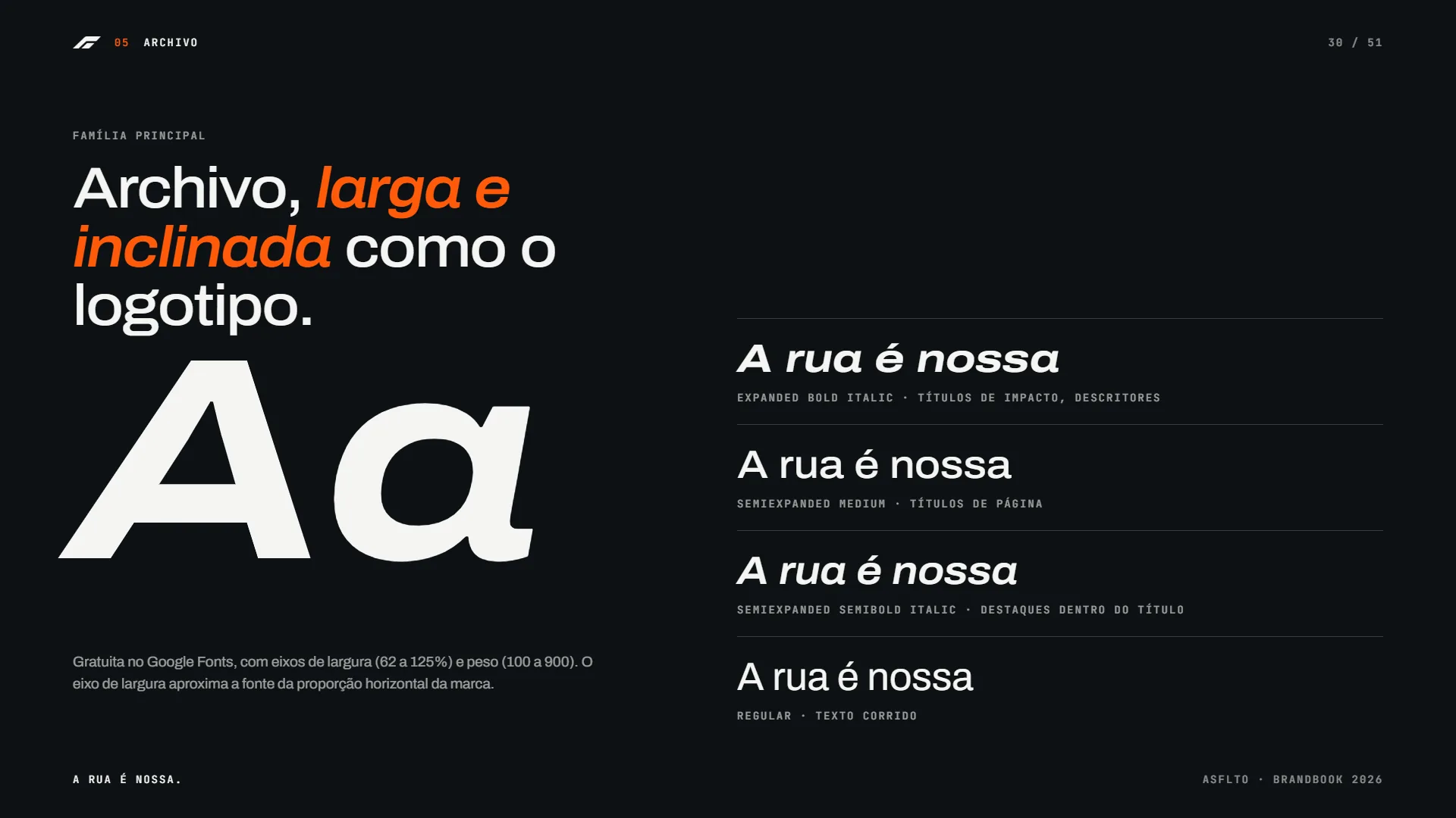 Tipografia Archivo da ASFLTO
