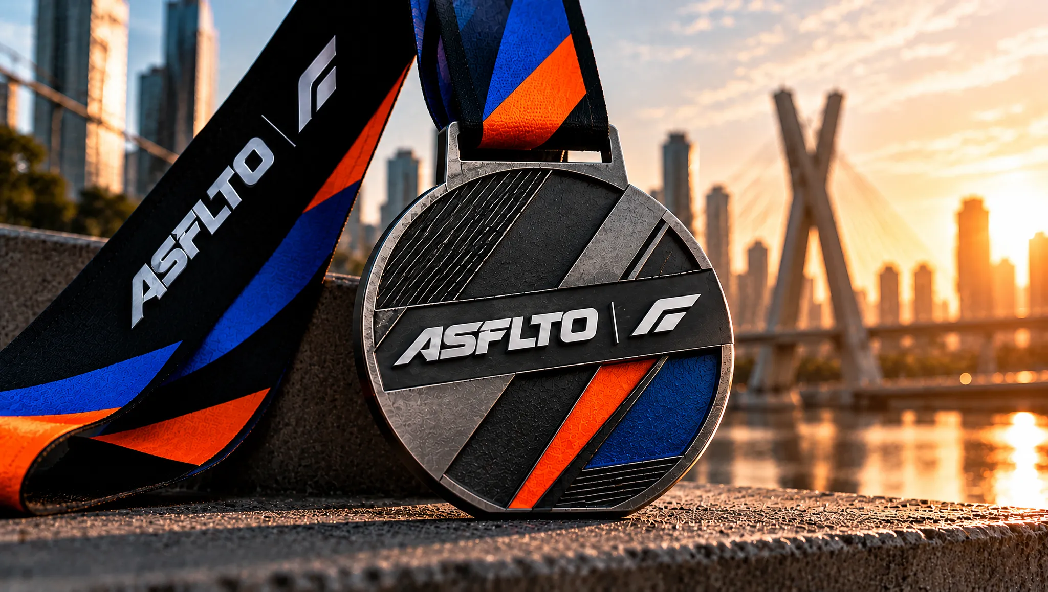 Medalha de corrida ASFLTO