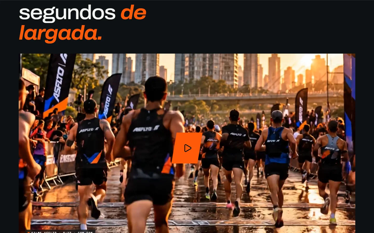 Filme de largada ASFLTO em São Paulo