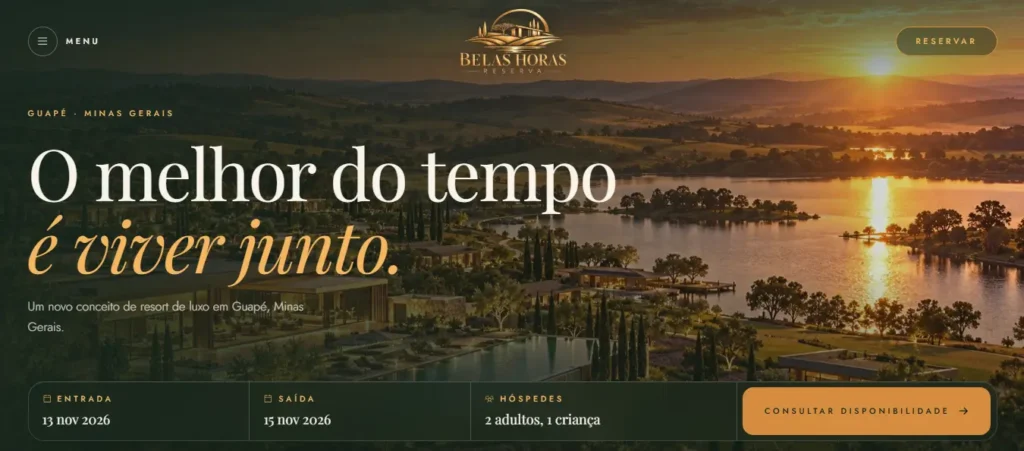 criação de site hotel fazenda
